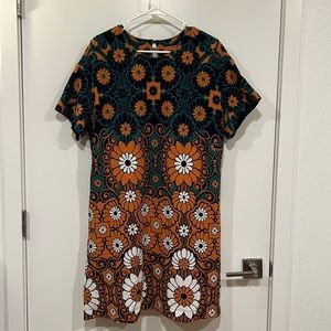 Maeve Printed Floral Dress - 1X